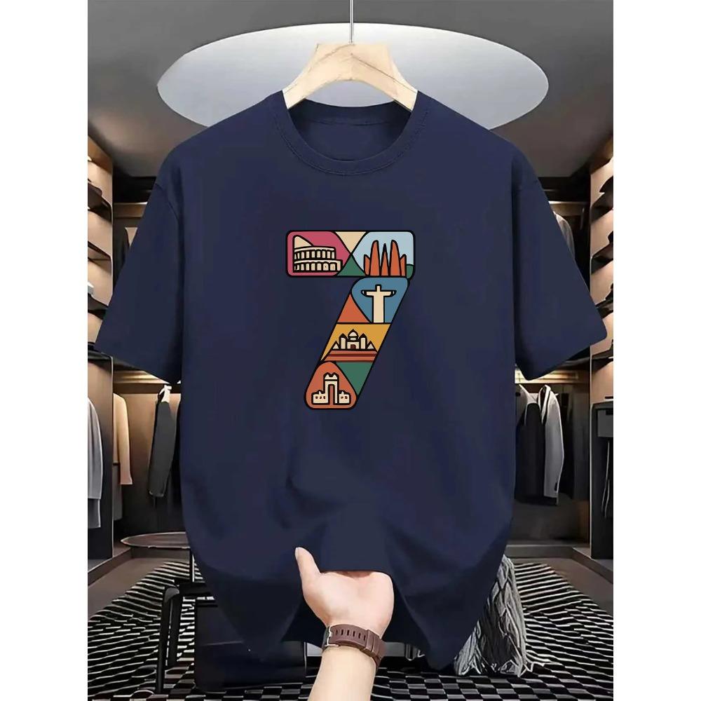 Summer Men s 2D Printed T-Shirt Slim Fit Dry Classic 100% Cotton New Style Breathable Short Sleeve for Fashion Casual Tshirts S
Summer Men s 2D Printed T-Shirt Slim Fit Dry Classic 100% Cotton New Style Breathable Short Sleeve for Fashion Casual Tshirts S
