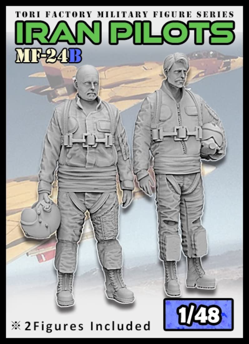 Tri Factory Military Figure Series Current Iranian Air Force Pilot Set Resin Kit Molded Color 1/48 MF-24B
Tri Factory Military Figure Series Current Iranian Air Force Pilot Set Resin Kit Molded Color 1/48 MF-24B