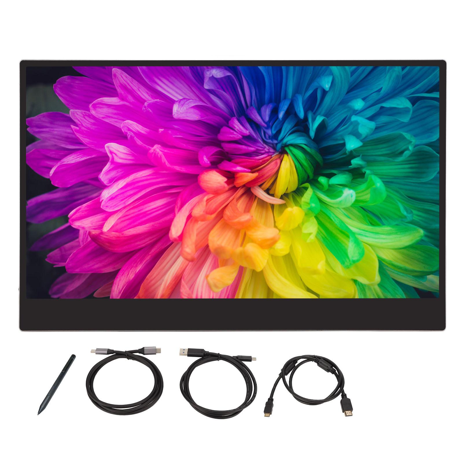 15.6 Inch Portable Monitor 4K Ultra HD Touchscreen Monitor with 4096 Levels Pressure Sensitivity UK Plug
15.6 Inch Portable Monitor 4K Ultra HD Touchscreen Monitor with 4096 Levels Pressure Sensitivity UK Plug