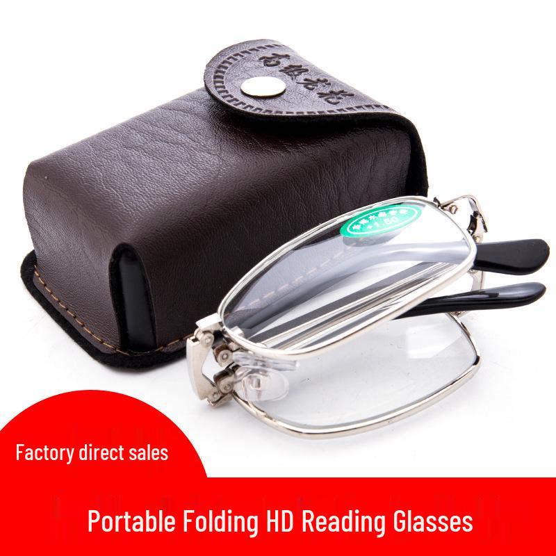 Crystal Glass Folding Reading Glasses 200 Degrees
Crystal Glass Folding Reading Glasses 200 Degrees