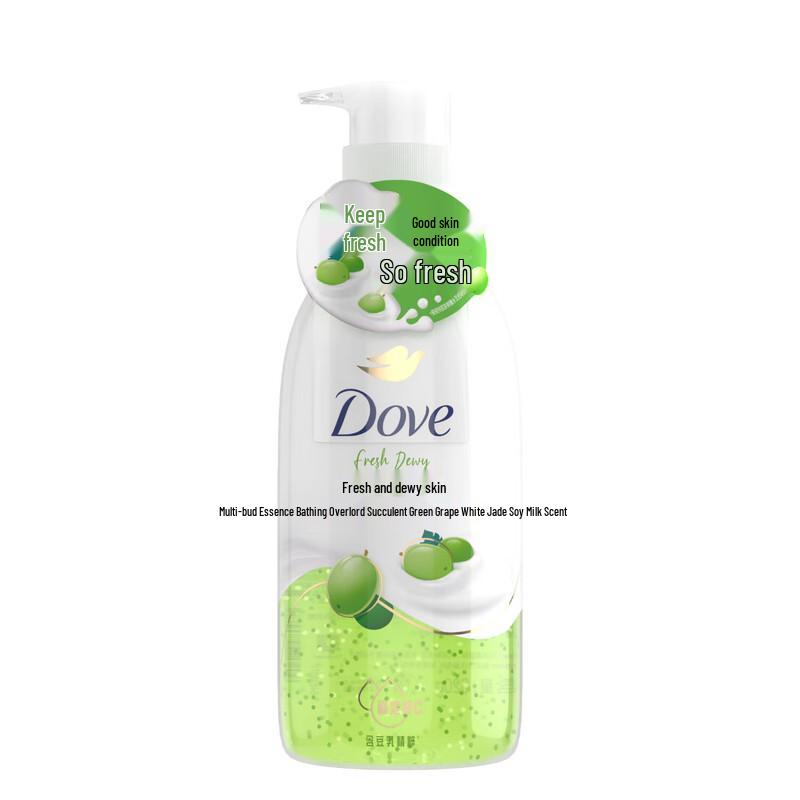 Dove Essence Shower Gel with Succulent Grape & Soy Milk Scent
Dove Essence Shower Gel with Succulent Grape & Soy Milk Scent