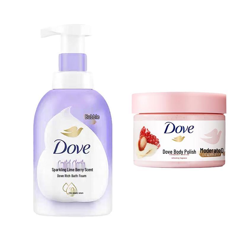 Dove Lime Berry Shower Foam & Pomegranate Scrub Set
Dove Lime Berry Shower Foam & Pomegranate Scrub Set