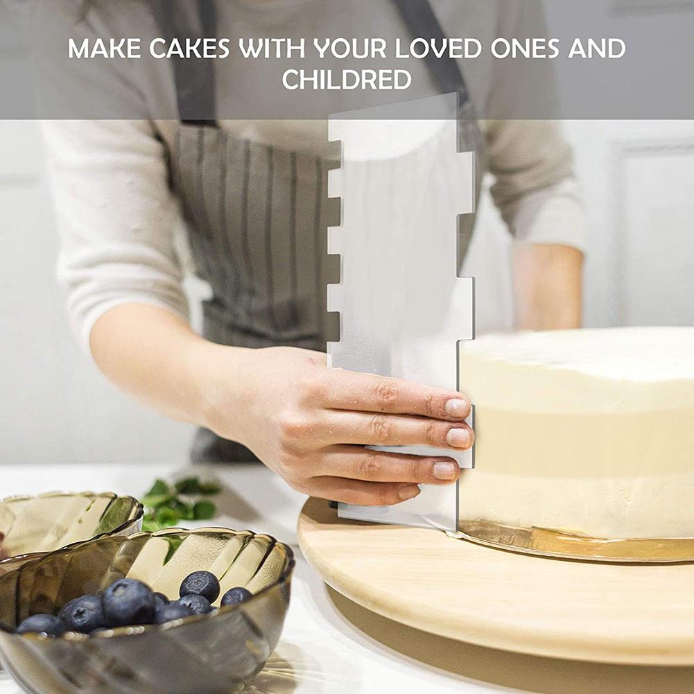 3 Pieces Clear Acrylic Cake Scraper Cake Decorating Comb Cake Icing Smoother Scraper for Mousse Butter Cream Cake Decoration China Mainland
3 Pieces Clear Acrylic Cake Scraper Cake Decorating Comb Cake Icing Smoother Scraper for Mousse Butter Cream Cake Decoration China Mainland