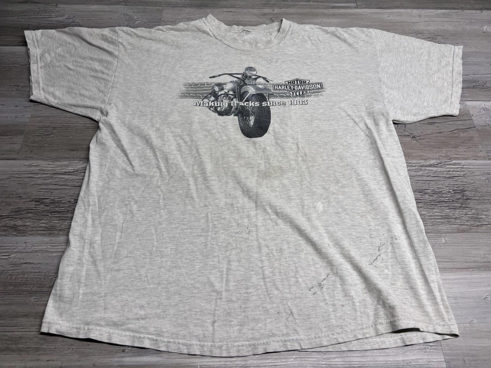Vintage Harley Davidson T-Shirt ABC Pontiac Waterford Sz XL Sun Faded Y2K Biker S
Vintage Harley Davidson T-Shirt ABC Pontiac Waterford Sz XL Sun Faded Y2K Biker S
