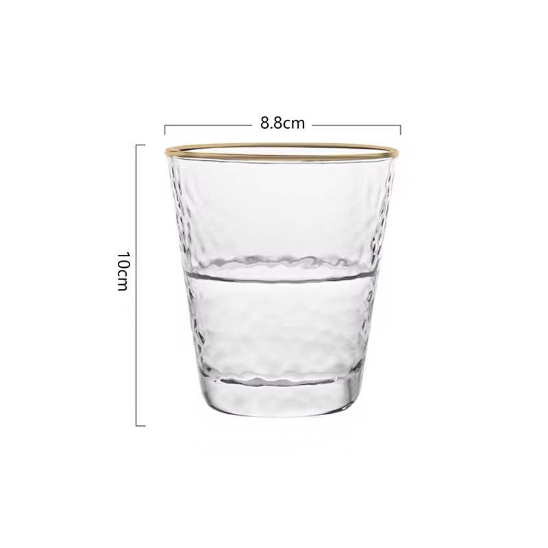 320ml/330ml/340ml Heat-resistant Water Cup Juice Beverage Mugs Gold Edged Hammer Patterned Wine Glass Party Cocktail Mojito Cups 1pcs
320ml/330ml/340ml Heat-resistant Water Cup Juice Beverage Mugs Gold Edged Hammer Patterned Wine Glass Party Cocktail Mojito Cups 1pcs