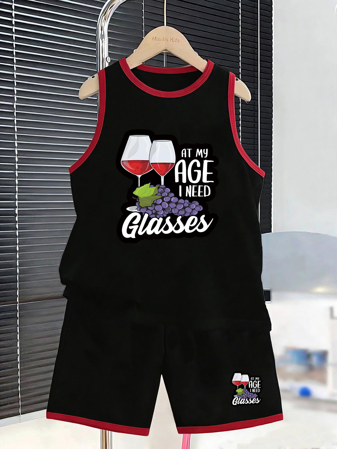 Boys funny casual vest shorts with red wine quote print. Trendy graphic design, skin-friendly fabric, perfect for street styling and daily looks. 2-3Y чёрный
Boys funny casual vest shorts with red wine quote print. Trendy graphic design, skin-friendly fabric, perfect for street styling and daily looks. 2-3Y чёрный