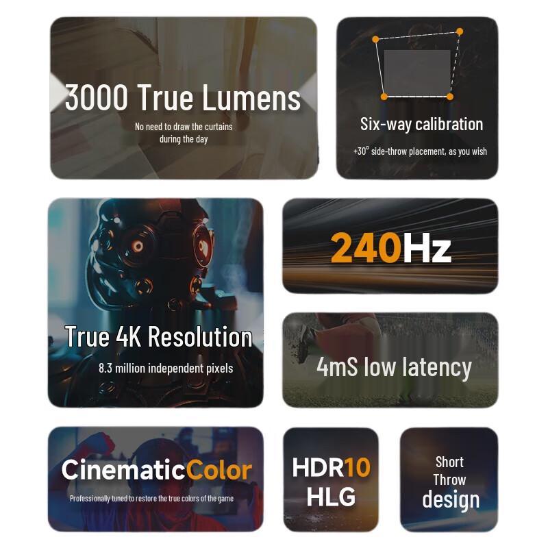 BenQ 4K HDR Home Gaming Projectors (CN version)
BenQ 4K HDR Home Gaming Projectors (CN version)