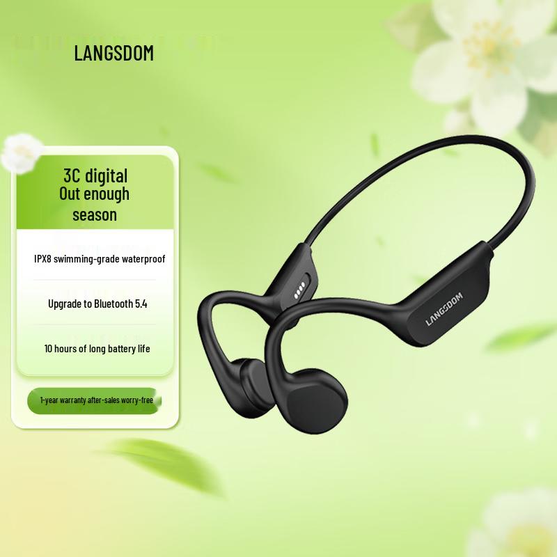 Lanston Open-Ear Bone Conduction Bluetooth Sports Headphones
Lanston Open-Ear Bone Conduction Bluetooth Sports Headphones