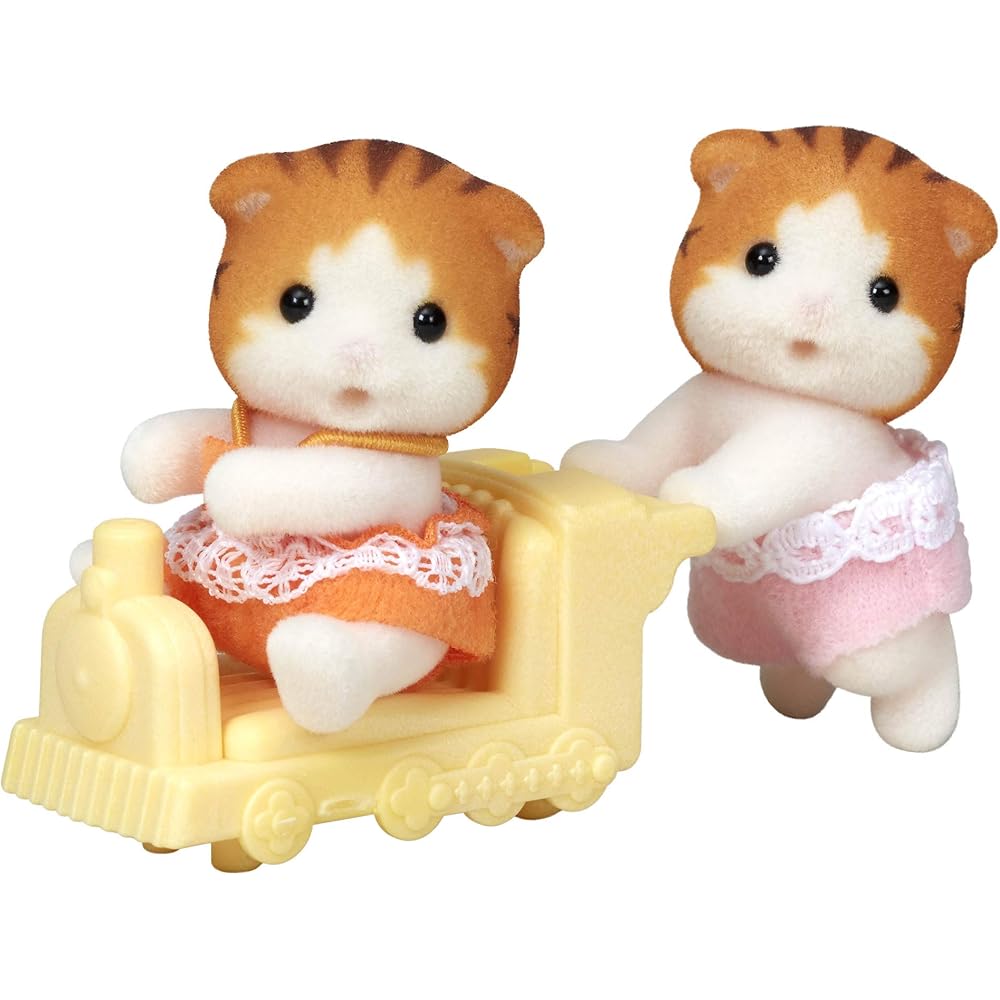 Sylvanian Families Maple Cat Twins Doll Set ST Mark Certified Toy for Ages 3 and Up Dollhouse Accessory
Sylvanian Families Maple Cat Twins Doll Set ST Mark Certified Toy for Ages 3 and Up Dollhouse Accessory