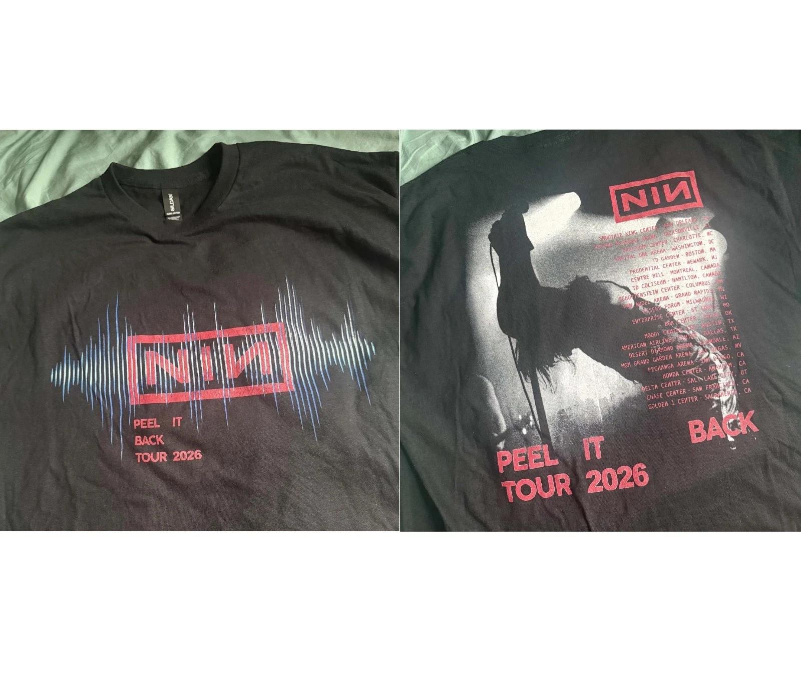 New!!! NIN Nine Inch Nails 2026 Peel It Back Tour T-Shirt S
New!!! NIN Nine Inch Nails 2026 Peel It Back Tour T-Shirt S