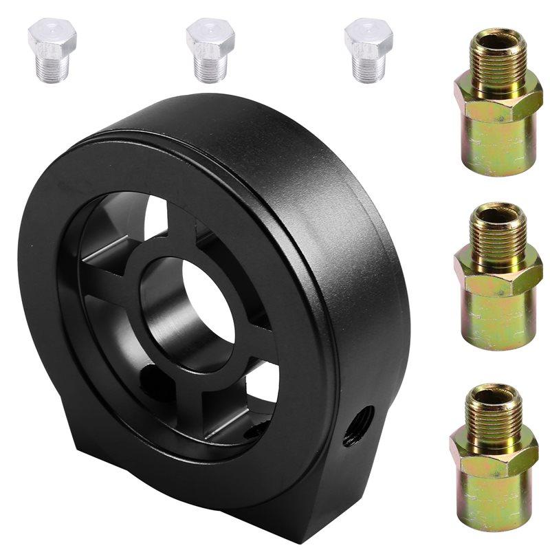 Oil Filter Cooler Sandwich Plate Adapter Universal Oil Sensor Connector M18 M20 M22 3/4 With Connectors чёрный
Oil Filter Cooler Sandwich Plate Adapter Universal Oil Sensor Connector M18 M20 M22 3/4 With Connectors чёрный