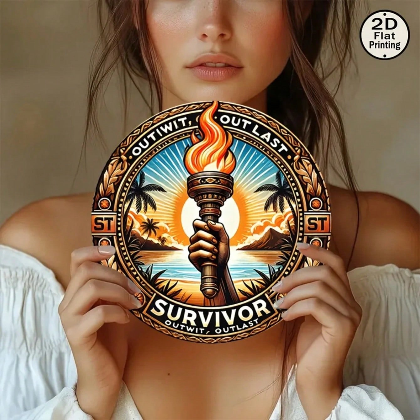 Vintage Survivor Metal Tin Sign Wall Art Home Bar Cafe Decor Gift 20x20 різнокольоровий
Vintage Survivor Metal Tin Sign Wall Art Home Bar Cafe Decor Gift 20x20 різнокольоровий