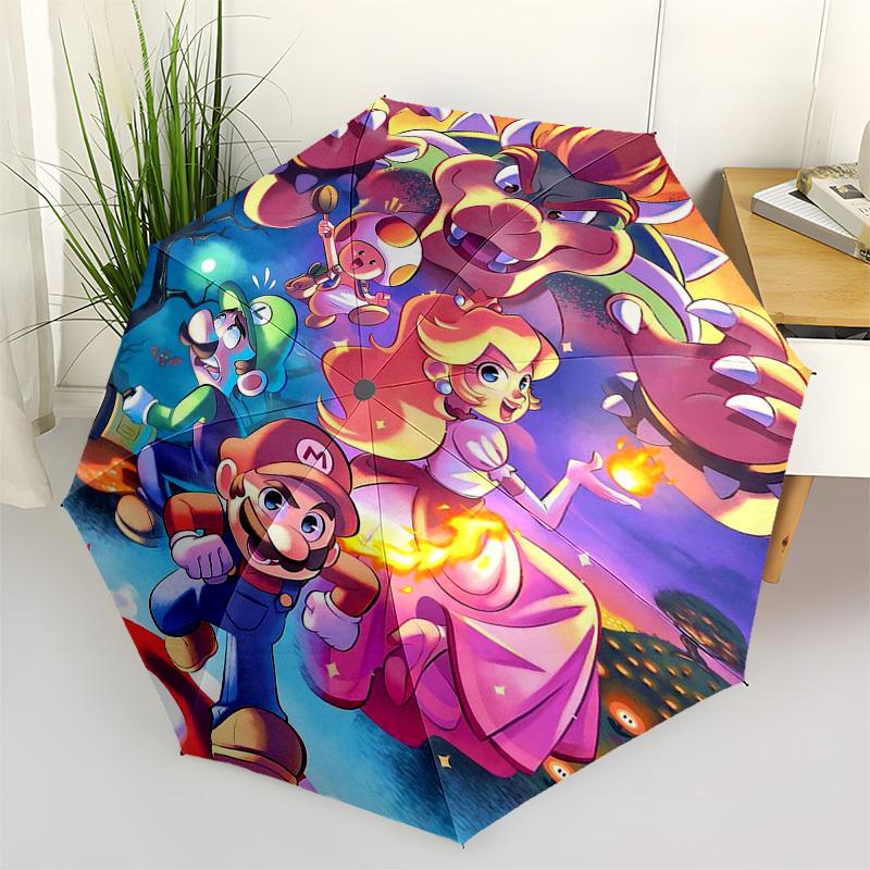 1pc Outdoor Umbrella with Super Mario Bros. Characters - Automatic Opening/Closing, Portable 3-Fold Design, 8-Bone Iron Frame - Perfect Gift for
1pc Outdoor Umbrella with Super Mario Bros. Characters - Automatic Opening/Closing, Portable 3-Fold Design, 8-Bone Iron Frame - Perfect Gift for