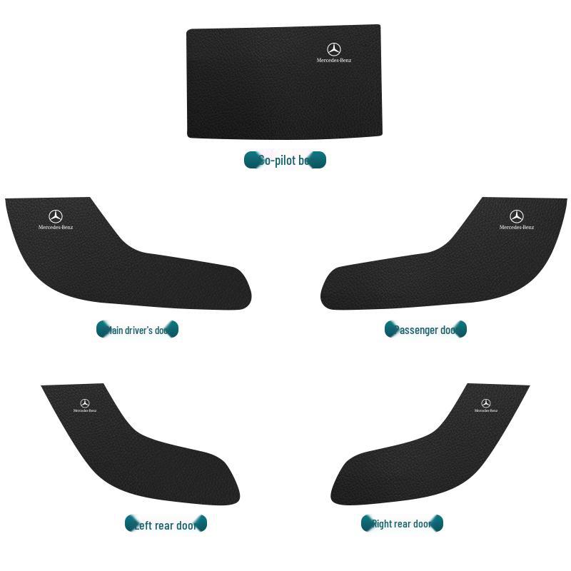 Противоударные накладки на двери внедорожника Mercedes-Benz EQE: Внутренняя защитная панель, устойчивая к царапинам.
Противоударные накладки на двери внедорожника Mercedes-Benz EQE: Внутренняя защитная панель, устойчивая к царапинам.