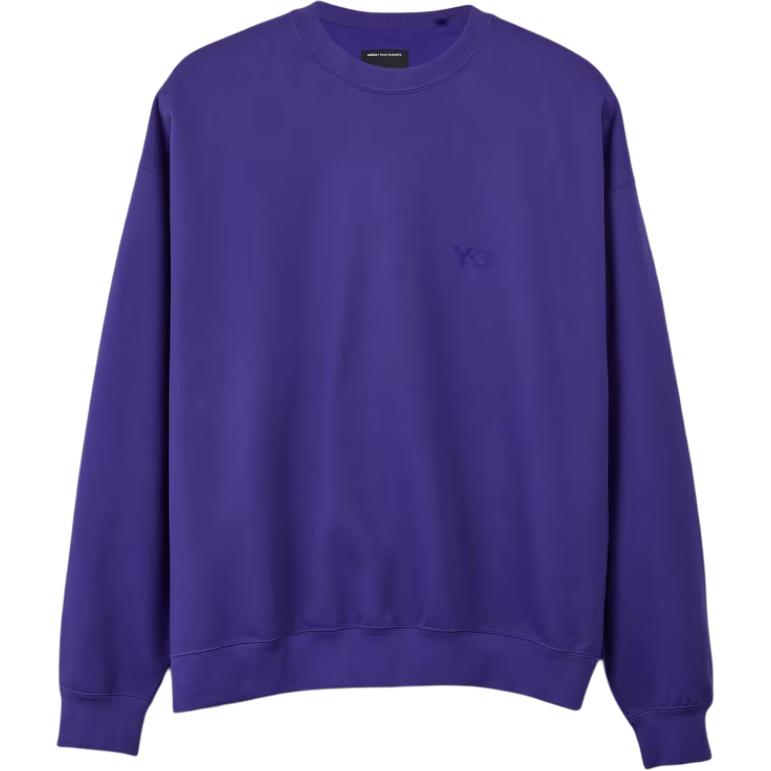 Y-3 Solid Color Round Neck Loose Fit Drop Shoulder Long Sleeve Sweatshirt Unisex sweatshirt Academy-Purple JD9801 S
Y-3 Solid Color Round Neck Loose Fit Drop Shoulder Long Sleeve Sweatshirt Unisex sweatshirt Academy-Purple JD9801 S
