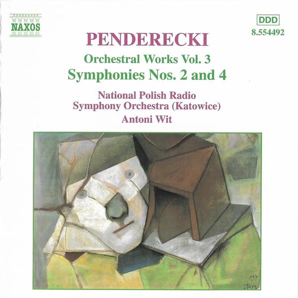 CD KRZYSZTOF PENDERECKI, ANTONI WIT, P - Orchestral Works Vol. 3 - Symphonie 8554492 Naxos 2000 Europe ObiClassical Used
CD KRZYSZTOF PENDERECKI, ANTONI WIT, P - Orchestral Works Vol. 3 - Symphonie 8554492 Naxos 2000 Europe ObiClassical Used