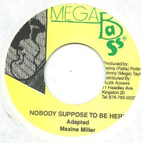 7-дюймовая пластинка MAXINE MILLER - Nobody Suppose To Be Here Mega Bass 1999 Канада Регги, Ска и Даб
7-дюймовая пластинка MAXINE MILLER - Nobody Suppose To Be Here Mega Bass 1999 Канада Регги, Ска и Даб