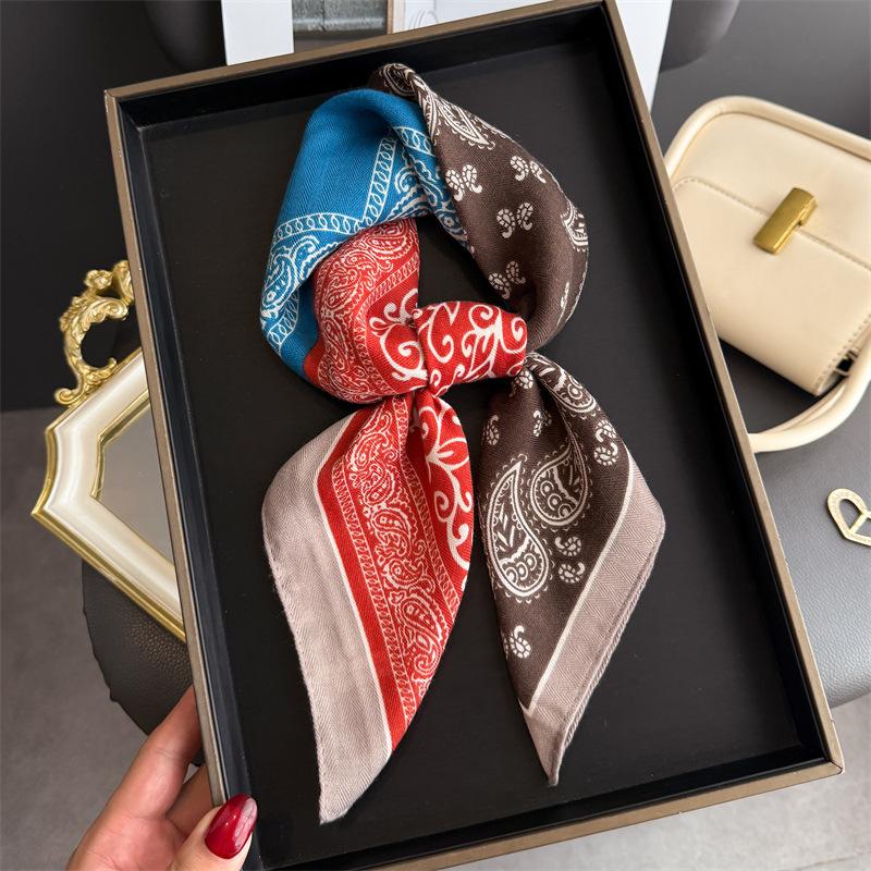 Luxury Cashew Print Square Scarf For Women Cotton Velvet Neck Scarf Shawl Warp Elegant Neckerchief Bandanas Ladies Hijab 68x68cm
Luxury Cashew Print Square Scarf For Women Cotton Velvet Neck Scarf Shawl Warp Elegant Neckerchief Bandanas Ladies Hijab 68x68cm