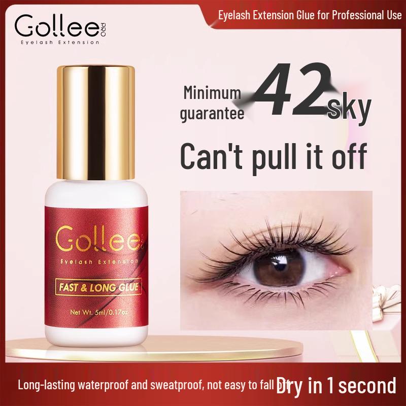 Gulei Gollee Fast-Drying, Sweat-Proof Eyelash Glue - Non-Irritating, Long-Lasting, and Firm Hold
Gulei Gollee Fast-Drying, Sweat-Proof Eyelash Glue - Non-Irritating, Long-Lasting, and Firm Hold