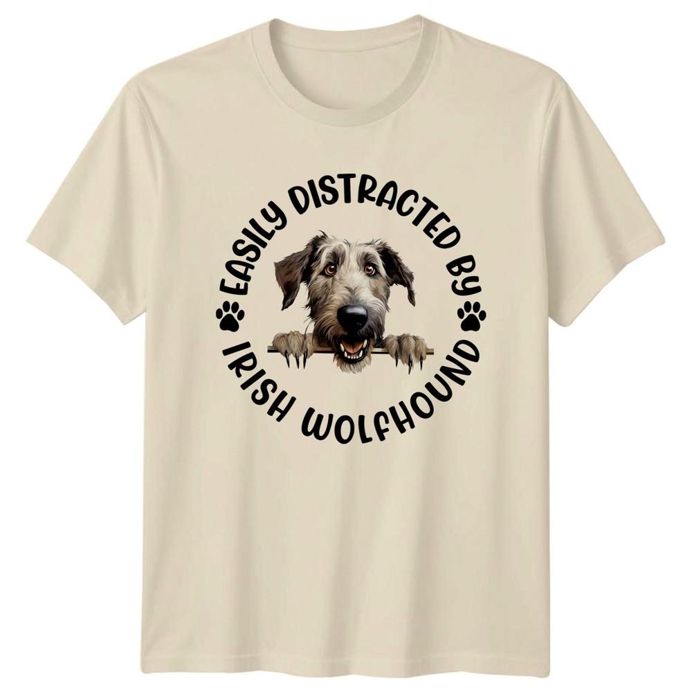 Easily Distracted By Irish Wolfhound Mens TShirt Womens Tee Graphic Top Unisex T-Shirt XXXL
Easily Distracted By Irish Wolfhound Mens TShirt Womens Tee Graphic Top Unisex T-Shirt XXXL