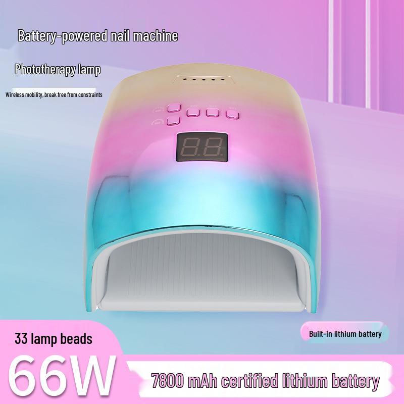 Gradient Color Wireless UV Nail Lamp - High Power Phototherapy & Polish Curing Machine
Gradient Color Wireless UV Nail Lamp - High Power Phototherapy & Polish Curing Machine