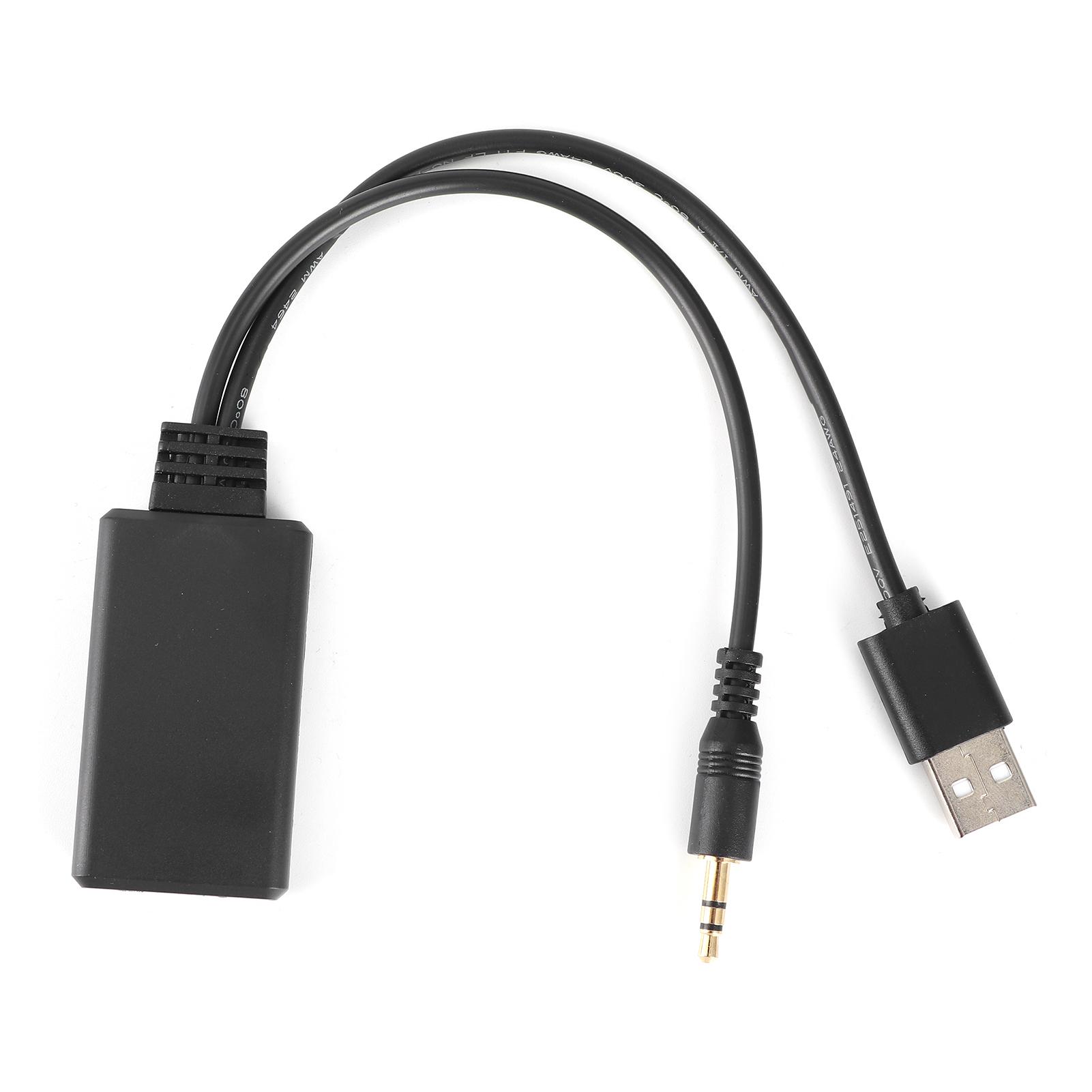 Bluetooth 5.0 приймач адаптер кабель USB + 3,5 мм порт стерео аудіо для автомобільного AUX динаміка універсальний
Bluetooth 5.0 приймач адаптер кабель USB + 3,5 мм порт стерео аудіо для автомобільного AUX динаміка універсальний