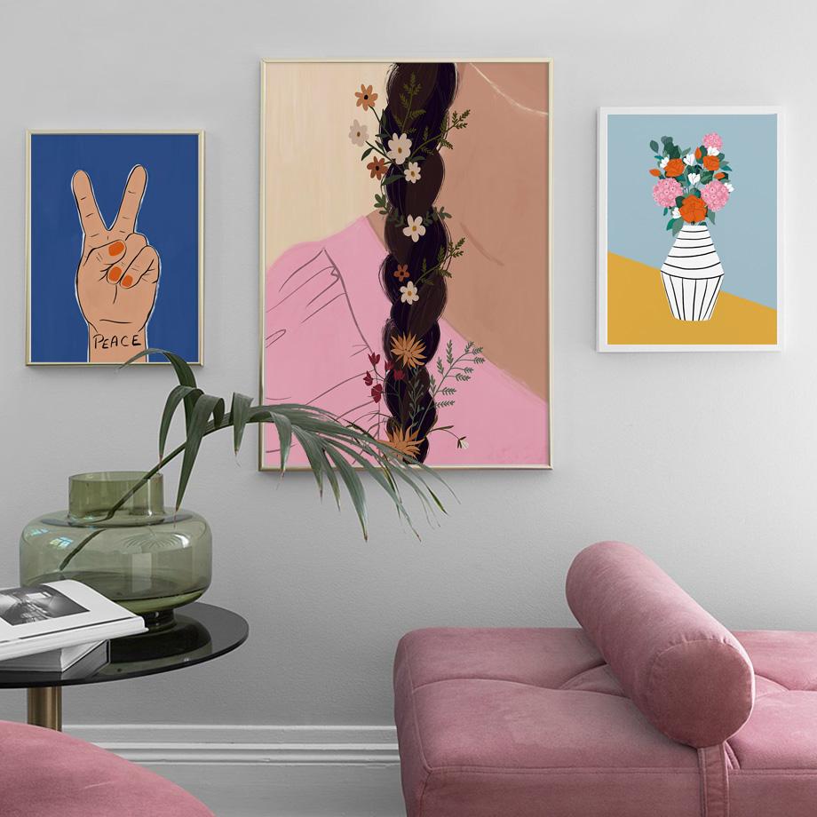 Girls Vase Monstera Matisse Poster Vintage Abstract Geometric Wall Art Prints Painting Picture for Living Room Home
Girls Vase Monstera Matisse Poster Vintage Abstract Geometric Wall Art Prints Painting Picture for Living Room Home