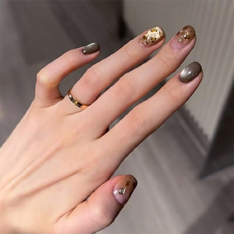 30x French Tip Full Cover False Nail Cats Eyes Press On Nail Short Round Stick On Nail Gradient Acrylic Nail 1
30x French Tip Full Cover False Nail Cats Eyes Press On Nail Short Round Stick On Nail Gradient Acrylic Nail 1