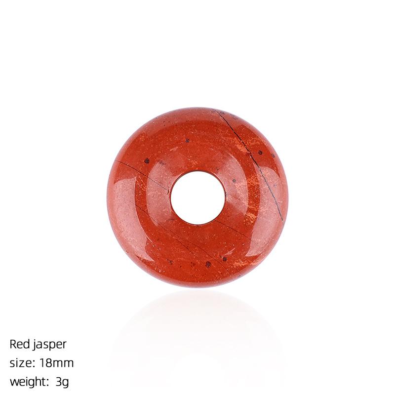 1pc 18mm Big Hole Natural Stone Beads Round Donut Quartz Crystal Charm Beads for Jewelry Making DIY Accessries
1pc 18mm Big Hole Natural Stone Beads Round Donut Quartz Crystal Charm Beads for Jewelry Making DIY Accessries