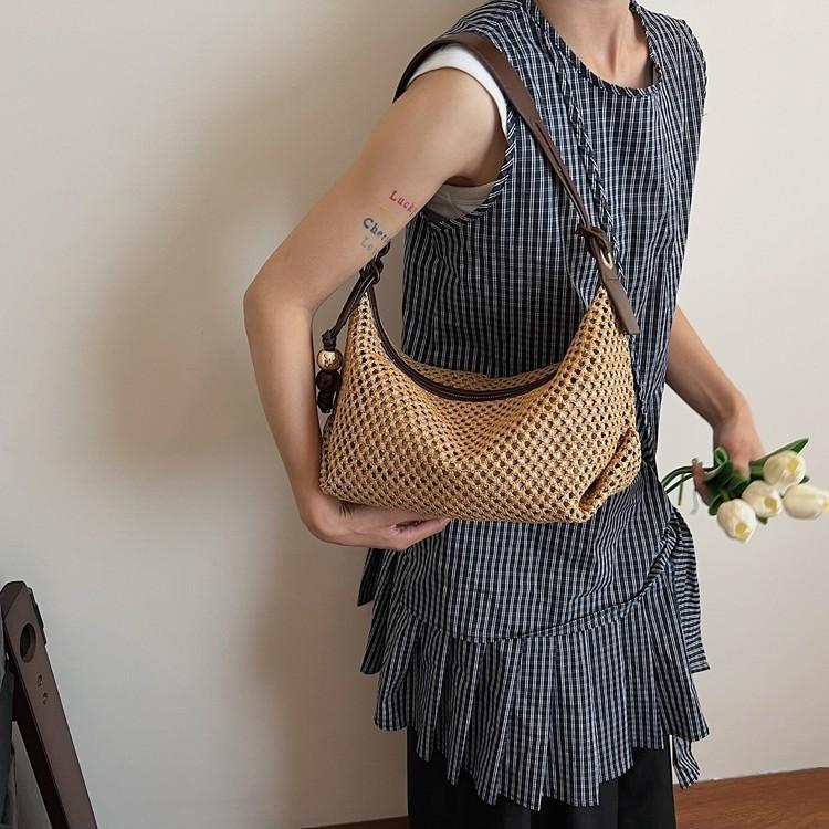 Woven bag women 2025 new trendy fashion retro straw dumpling bag versatile large capacity shoulder bag хакі
Woven bag women 2025 new trendy fashion retro straw dumpling bag versatile large capacity shoulder bag хакі