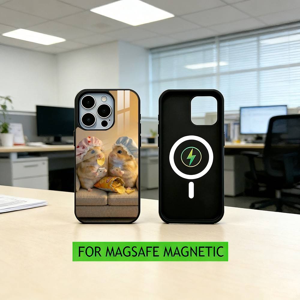 Cute Animal fluffy Hamsters Phone Case For iPhone17,16,15,14,13,12,11 Plus,Pro Magnetic For Magsafe Wireless Charging iPhone15PRO
Cute Animal fluffy Hamsters Phone Case For iPhone17,16,15,14,13,12,11 Plus,Pro Magnetic For Magsafe Wireless Charging iPhone15PRO