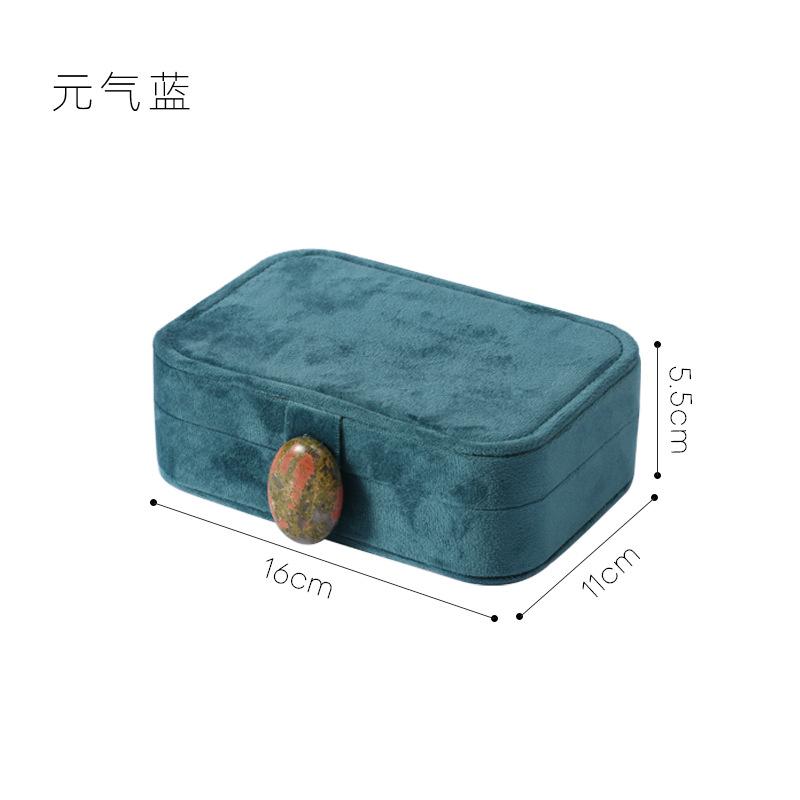 Retro velvet jewelry Storge Box Natural Stone Button Jewelry Earrings, Ring Portable Necklace jewelry, travel storage box
Retro velvet jewelry Storge Box Natural Stone Button Jewelry Earrings, Ring Portable Necklace jewelry, travel storage box