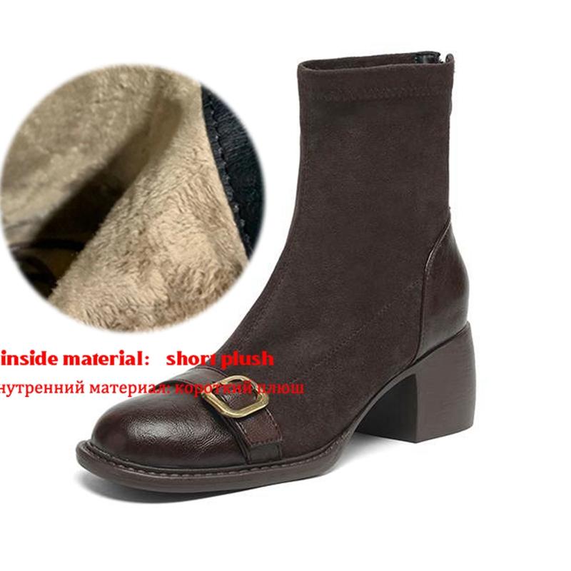 Krazing Po Microfiber Winter Round Toe Size 33 Western Boots Size 43 Thick High Heels Metal Buckle Ankle Boots 43
Krazing Po Microfiber Winter Round Toe Size 33 Western Boots Size 43 Thick High Heels Metal Buckle Ankle Boots 43