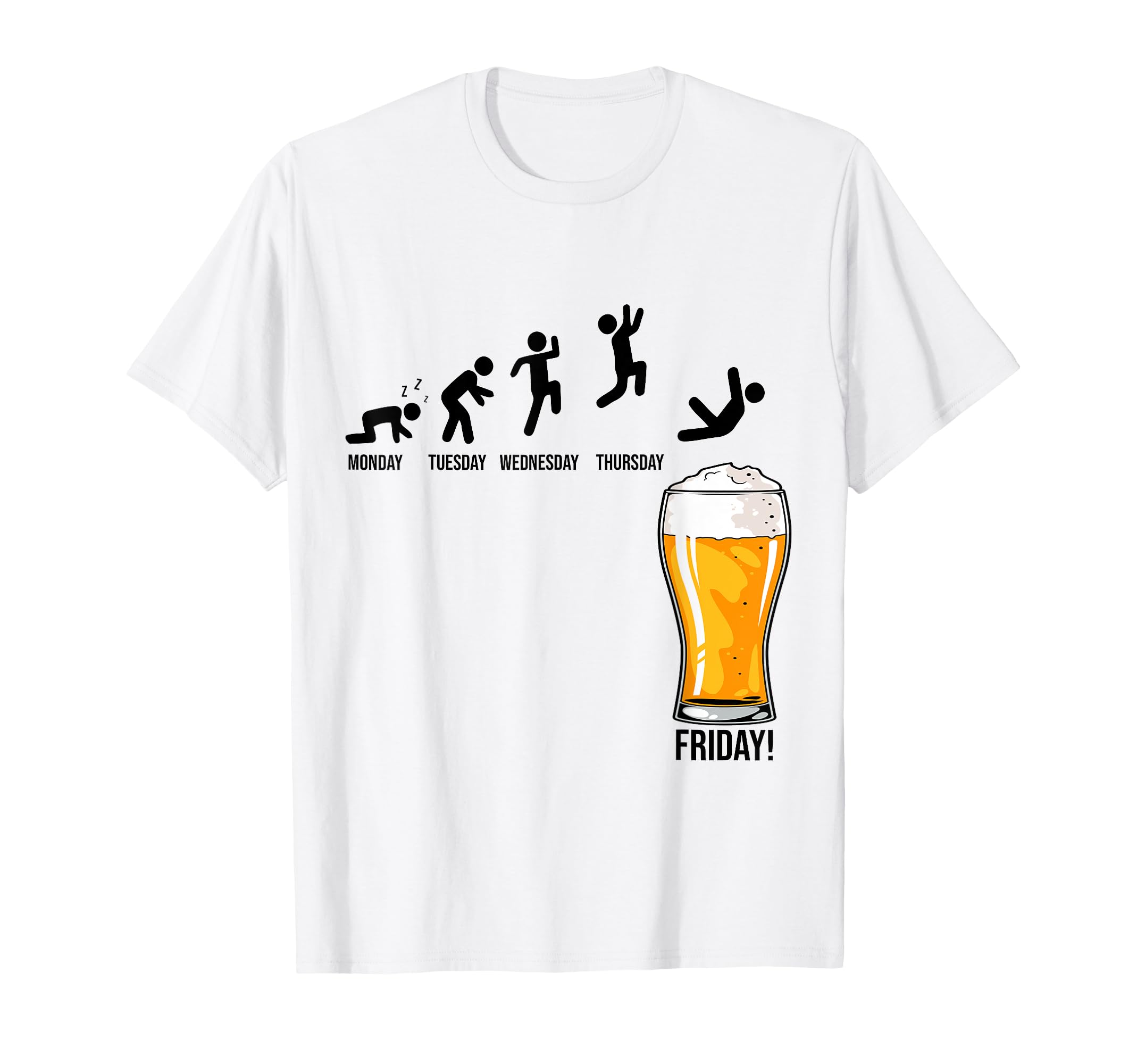 Monday Tuesday Weekday Drinks Drinks Craft Beer T-Shirt
Monday Tuesday Weekday Drinks Drinks Craft Beer T-Shirt
