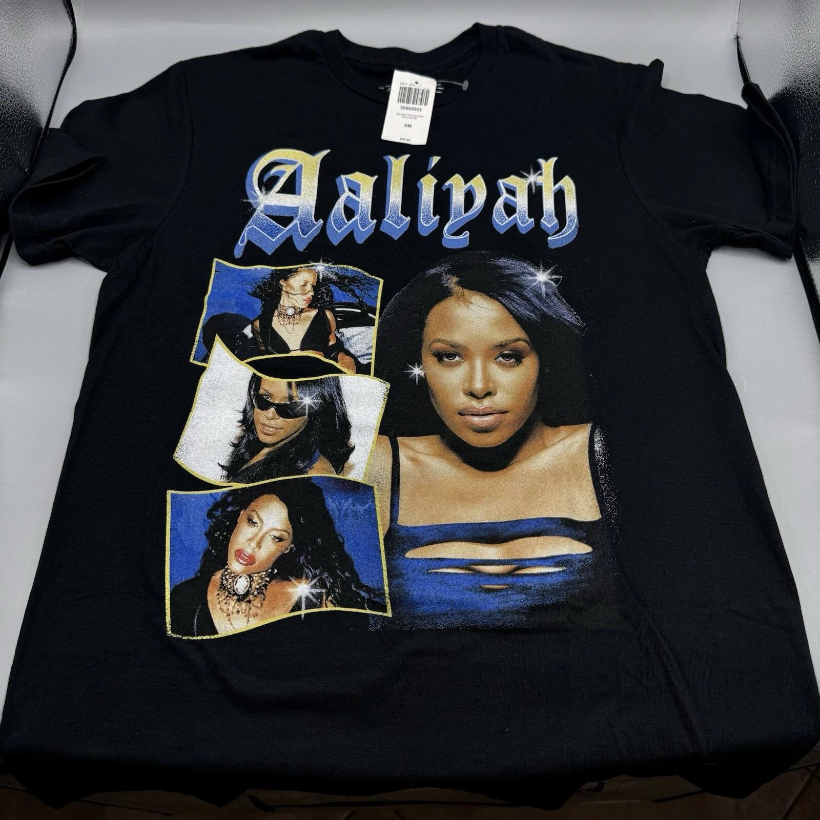 Aaliyah Glitter T-Shirt Black SMALL New XL
Aaliyah Glitter T-Shirt Black SMALL New XL