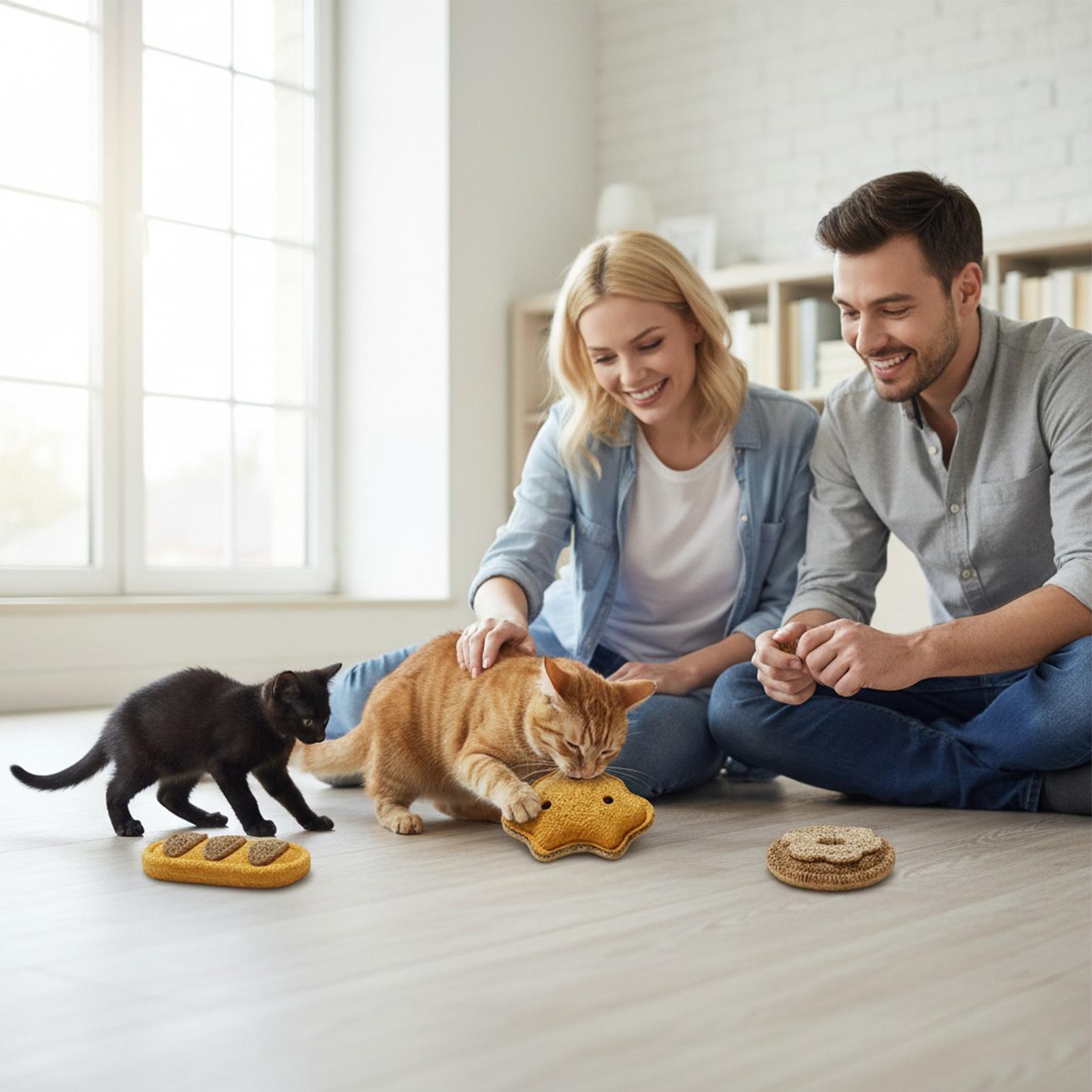 Kitten Teething Toys Teeth Cleaning Enrichment 3 Pieces Bread Shape Cat Biting Toys For Mental Stimulation Chewing Training China Mainland
Kitten Teething Toys Teeth Cleaning Enrichment 3 Pieces Bread Shape Cat Biting Toys For Mental Stimulation Chewing Training China Mainland
