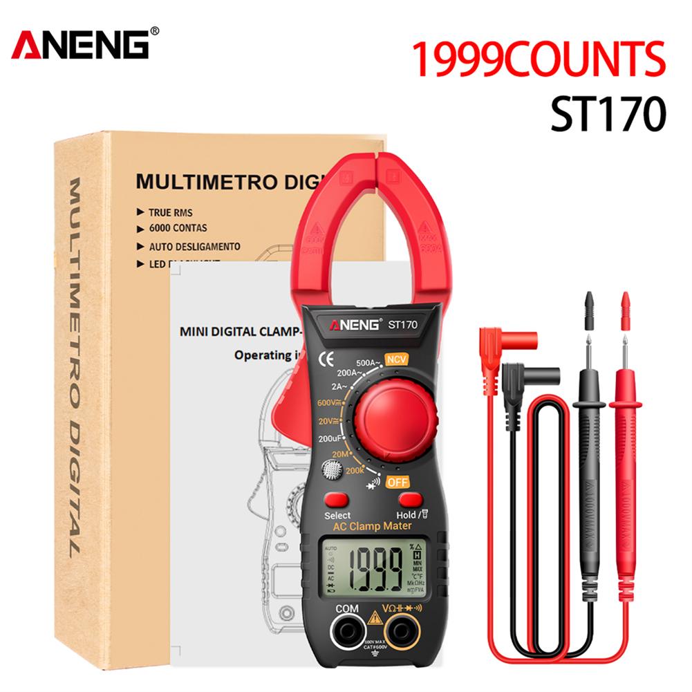 ST170 Professional Digital Clamp Meter DC/AC Current Multimeter Pliers Ammeter Voltage Tester Car Voltmeter NCV Ohm Tester червоний
ST170 Professional Digital Clamp Meter DC/AC Current Multimeter Pliers Ammeter Voltage Tester Car Voltmeter NCV Ohm Tester червоний