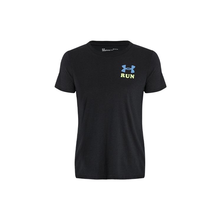 Футболка для бега Under Armour с логотипом и круглым вырезом, женские топы, черные 1367938-001 M
Футболка для бега Under Armour с логотипом и круглым вырезом, женские топы, черные 1367938-001 M