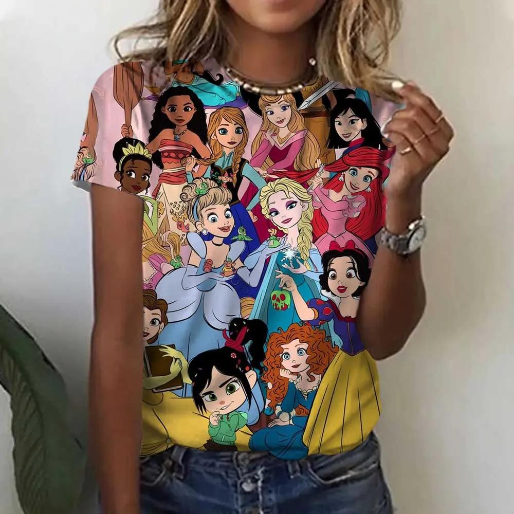Осенне-зимняя базовая модная 3D-печать Disney Princess, удобная повседневная спортивная дышащая быстросохнущая популярная футболка S
Осенне-зимняя базовая модная 3D-печать Disney Princess, удобная повседневная спортивная дышащая быстросохнущая популярная футболка S
