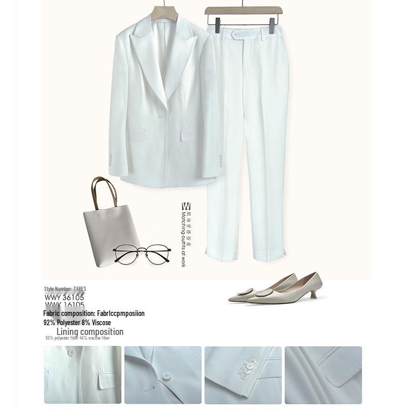 Women s Casual Single-Breasted Blazer & Business Suit Pants Set for Daily Commute Small
Women s Casual Single-Breasted Blazer & Business Suit Pants Set for Daily Commute Small