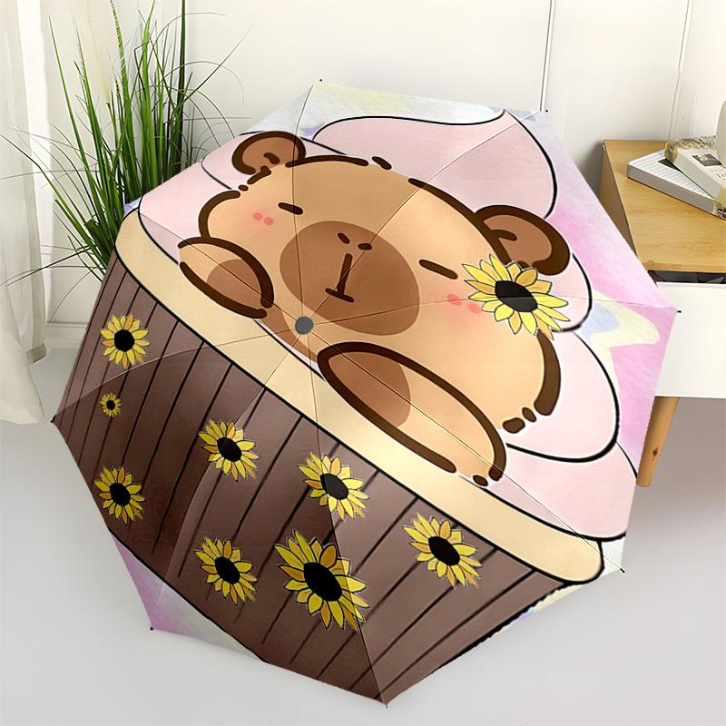 Cupcake Capybara Automatic Folding umbrella Compact 8 rib Design,Unique Style,Suitable for Everyday Outdoor Use,Perfect Gift for Friend
Cupcake Capybara Automatic Folding umbrella Compact 8 rib Design,Unique Style,Suitable for Everyday Outdoor Use,Perfect Gift for Friend