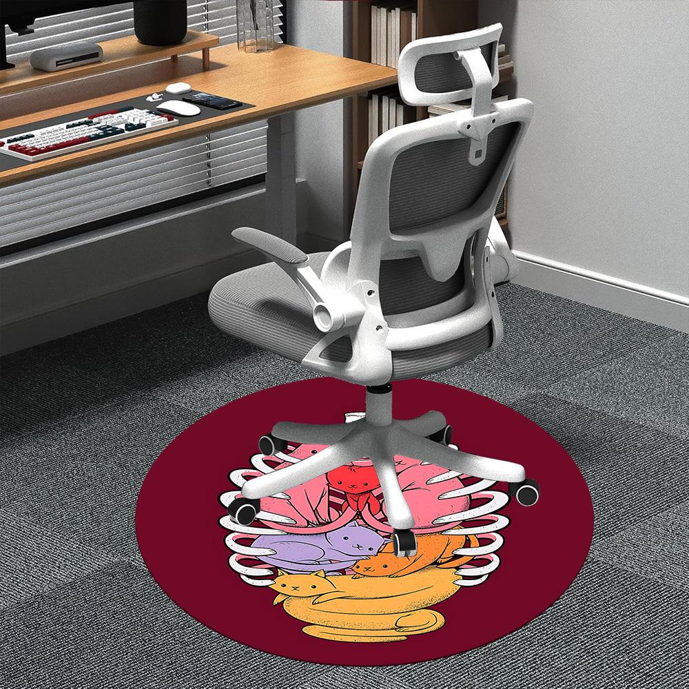 1pc Cat Family Office Round Area Rug, Indoor Mat Suitable ForOffice, Under Office Chairs Bedroom Living Room Home Decor, Room Deco, n38 80cm
1pc Cat Family Office Round Area Rug, Indoor Mat Suitable ForOffice, Under Office Chairs Bedroom Living Room Home Decor, Room Deco, n38 80cm
