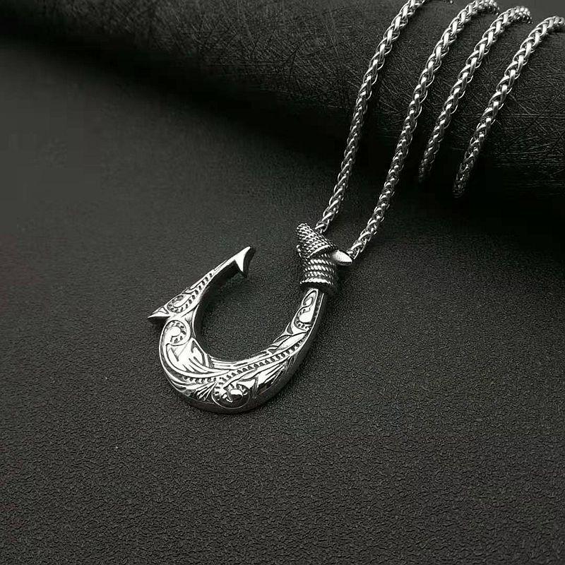 European and American Jewelry, Color-preserving Gold-plated Nordic Viking Fish Hook Pendant Necklace 2026 60CM
European and American Jewelry, Color-preserving Gold-plated Nordic Viking Fish Hook Pendant Necklace 2026 60CM