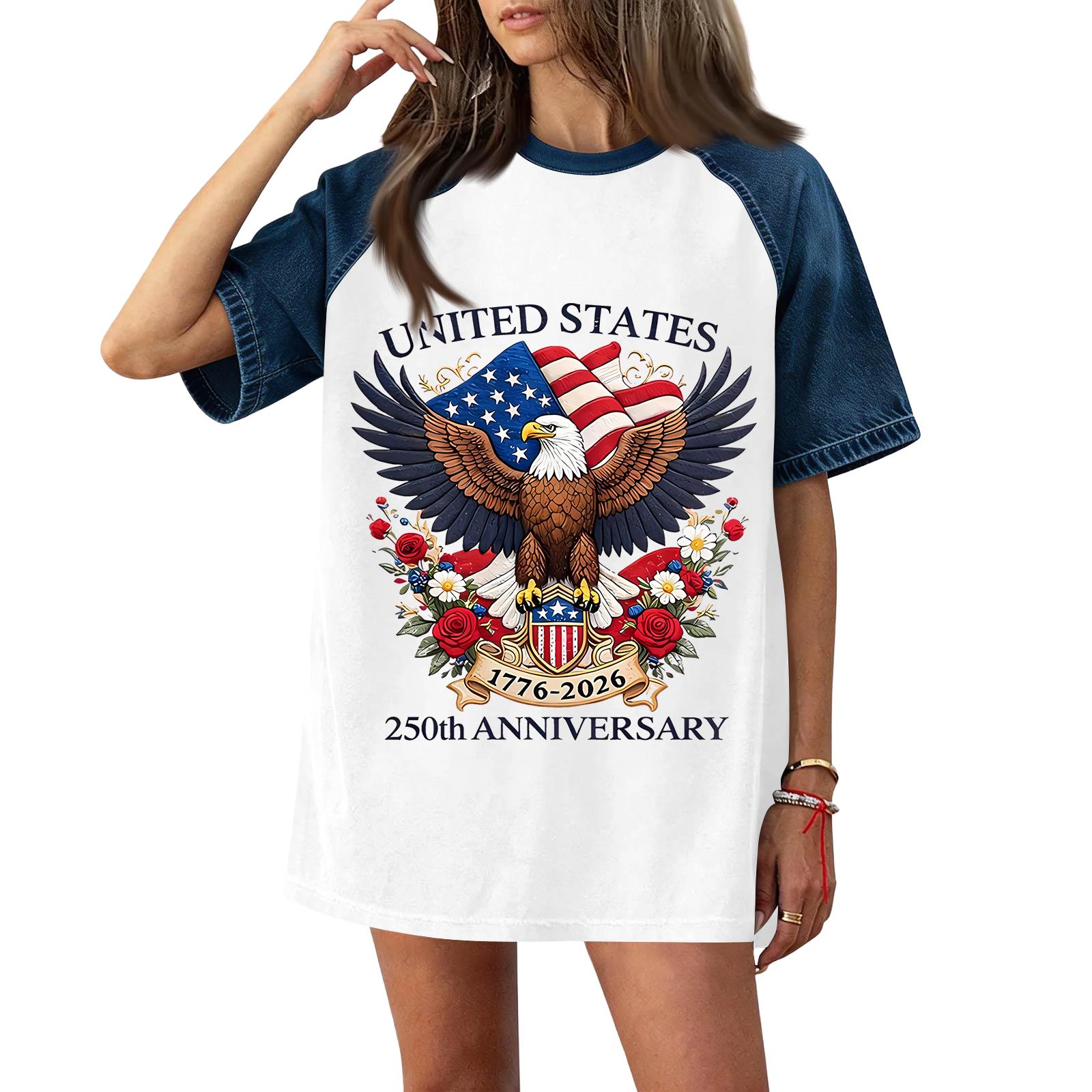 Denim Patchwork Shirts For Women Stand Collar Casual Blouse Short Sleeve Comfy Tshirt Spring Summer Fashion XL білий
Denim Patchwork Shirts For Women Stand Collar Casual Blouse Short Sleeve Comfy Tshirt Spring Summer Fashion XL білий