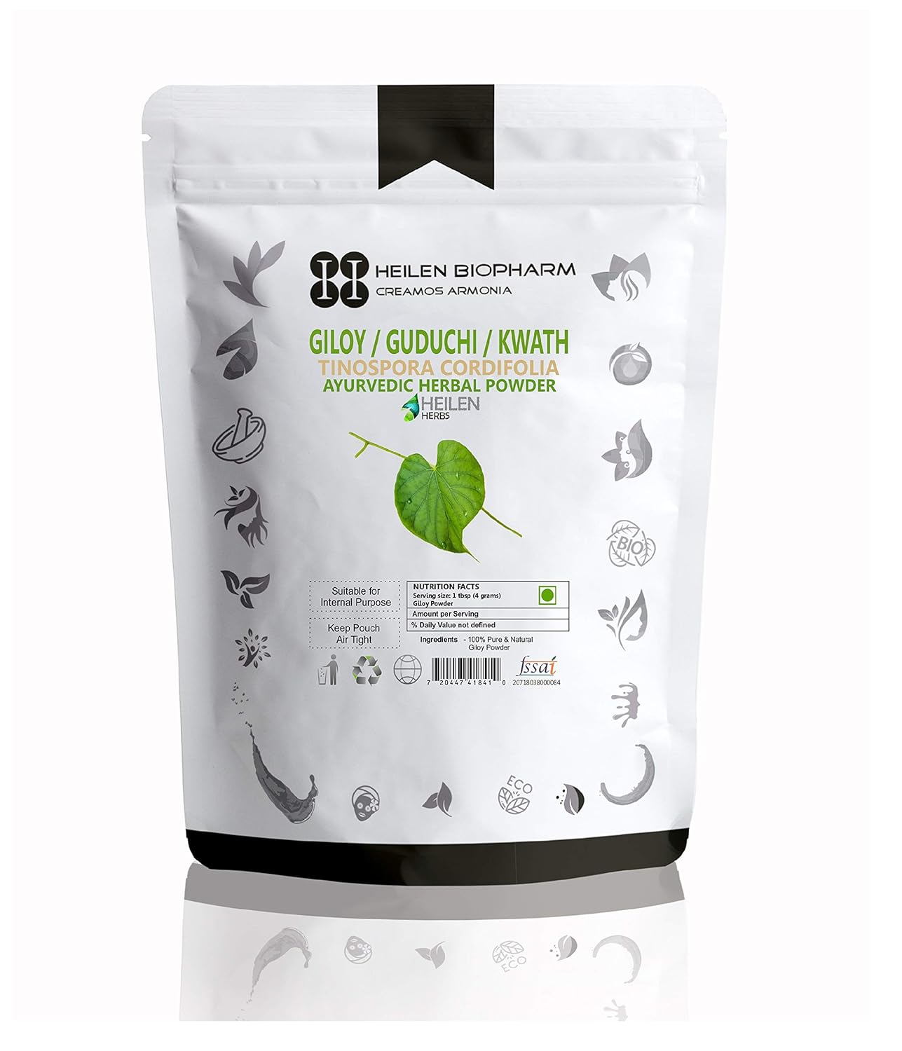 Heilen Biopharm Giloy Powder For Overall Detoxification, Supports Healthy Vitality | 100gm 0.2lbs
Heilen Biopharm Giloy Powder For Overall Detoxification, Supports Healthy Vitality | 100gm 0.2lbs
