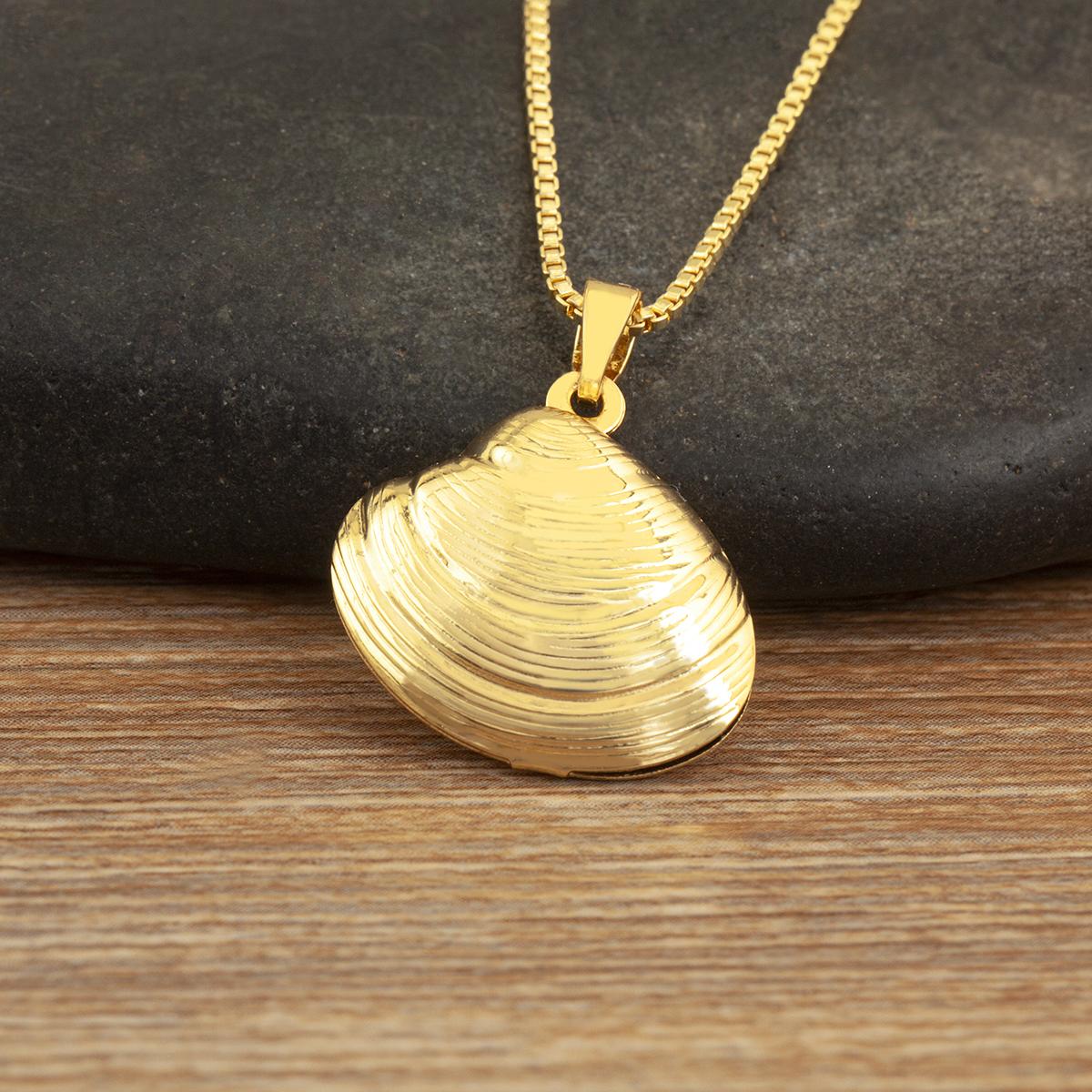 Nidin Classic New Design Starfish/Shell Shape Copper Charm Pendant Necklace For Women Men Simple Style Clavicle Chain Jewelry
Nidin Classic New Design Starfish/Shell Shape Copper Charm Pendant Necklace For Women Men Simple Style Clavicle Chain Jewelry