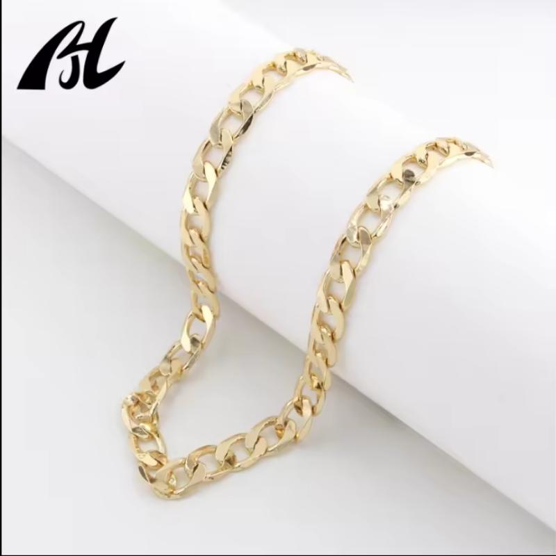 8mm High Quality Multiple Width Length 14k18k Gold Plated Ferrero Cuban Link Chain Necklace for Men Women H562-8N&45CM
8mm High Quality Multiple Width Length 14k18k Gold Plated Ferrero Cuban Link Chain Necklace for Men Women H562-8N&45CM