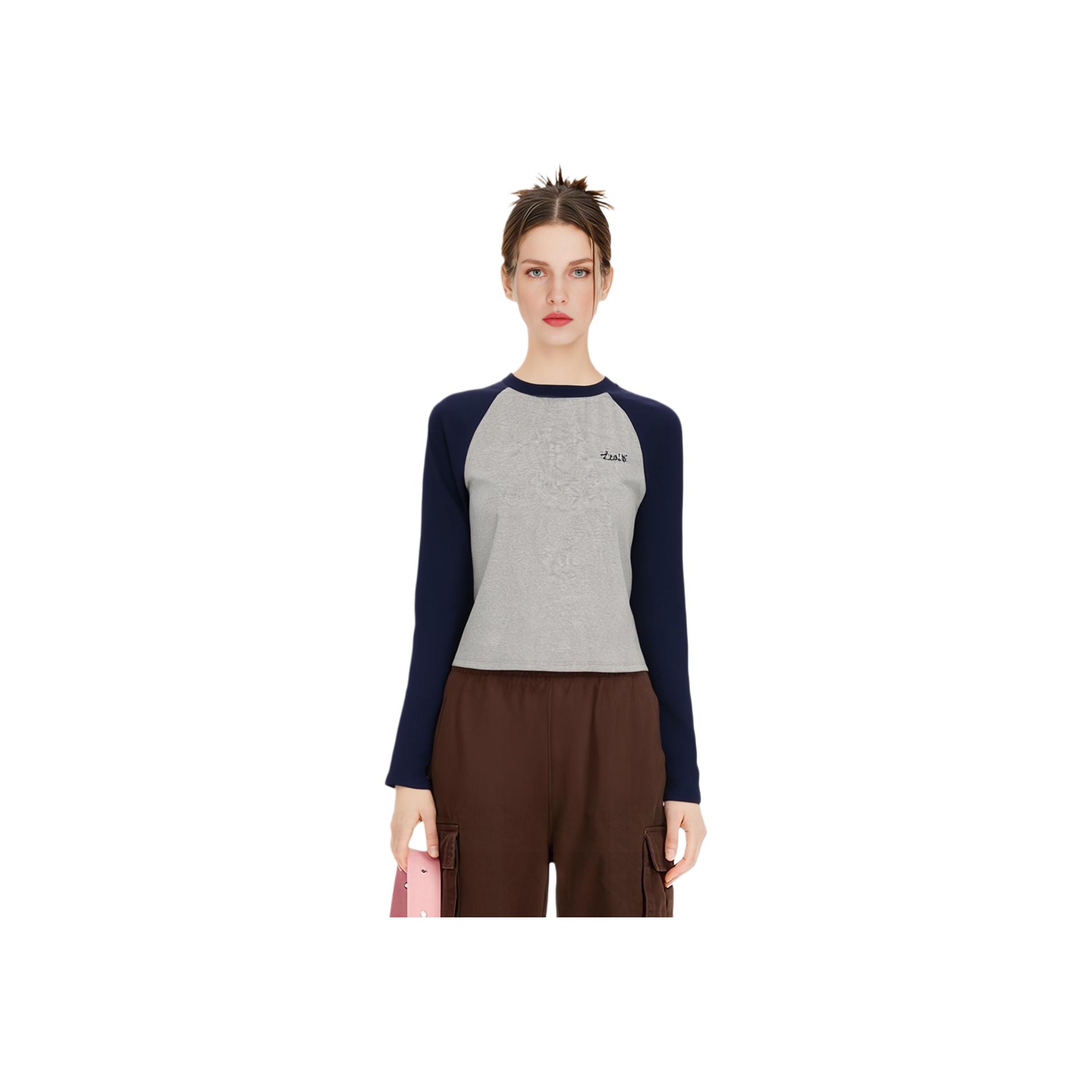 Levis Ribbed Crew Neck Cropped Long Sleeve Raglan T-Shirt Women Tops Gray Blue 002I6-0000 S
Levis Ribbed Crew Neck Cropped Long Sleeve Raglan T-Shirt Women Tops Gray Blue 002I6-0000 S