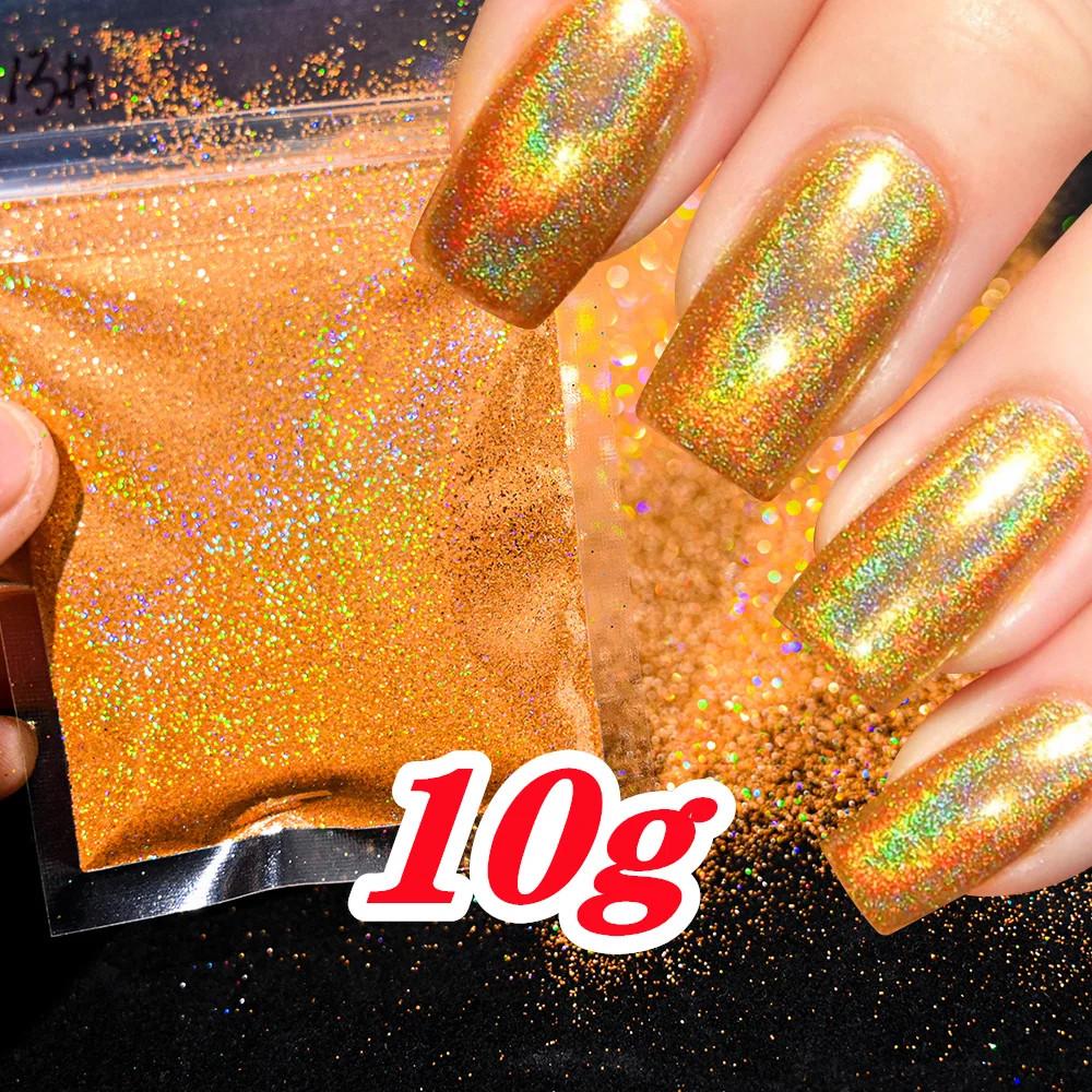 Laser Holographic Rainbow Nail Glitter 0.2MM Sparkly Nails Glitter Powder DIY Nail Art Decoration
Laser Holographic Rainbow Nail Glitter 0.2MM Sparkly Nails Glitter Powder DIY Nail Art Decoration