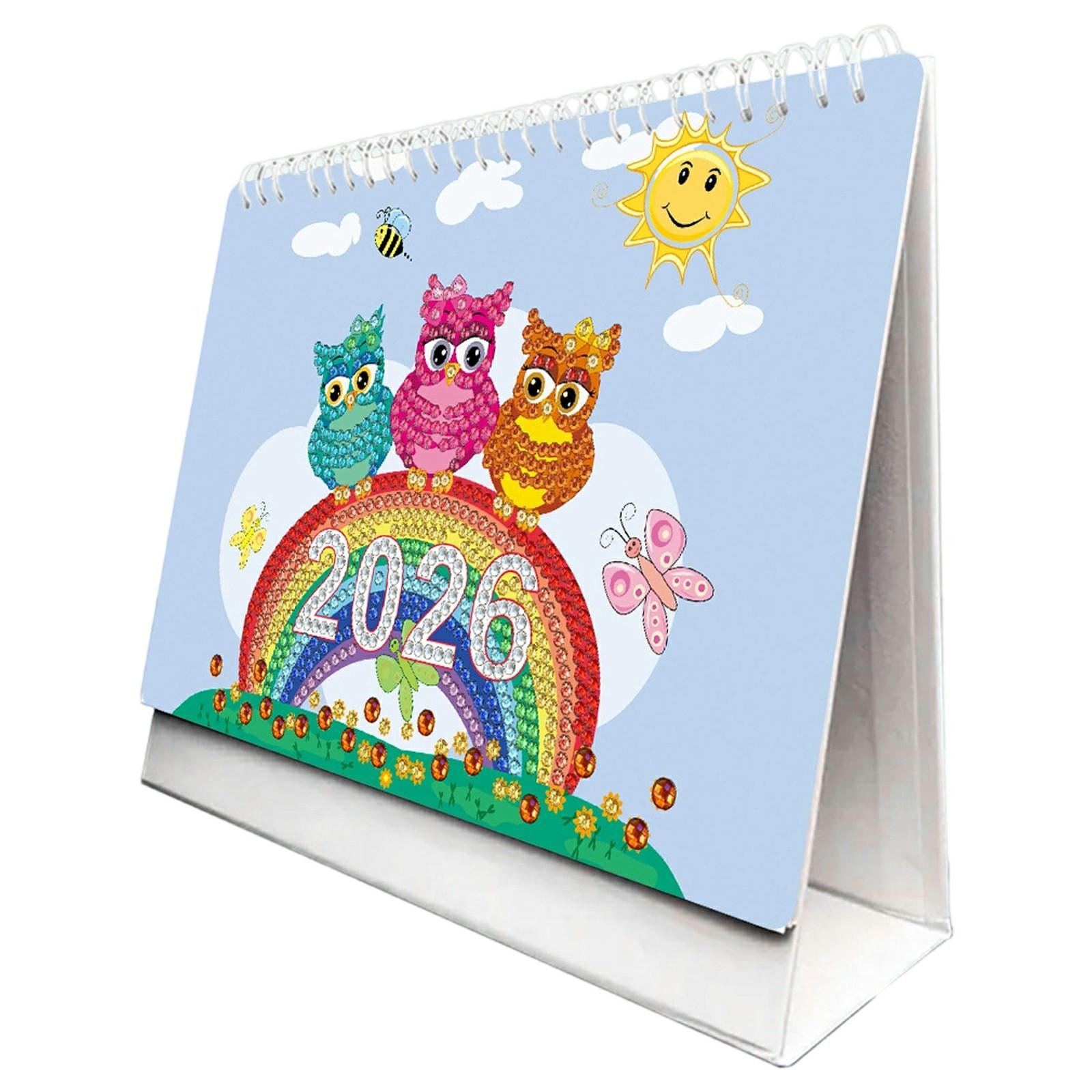 DIY Diamond Painting Calendar Handmade Cartoon Desk Calendar Stress-Relief Craft Gift for Home Office Decoration
DIY Diamond Painting Calendar Handmade Cartoon Desk Calendar Stress-Relief Craft Gift for Home Office Decoration